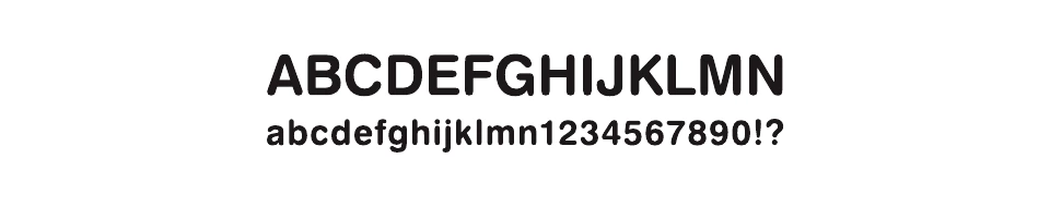 E-05 のフォント見本