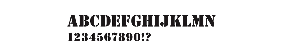 E-06 のフォント見本