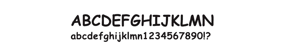 E-23 のフォント見本