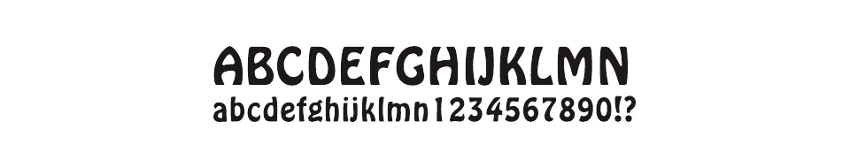 E-25 のフォント見本
