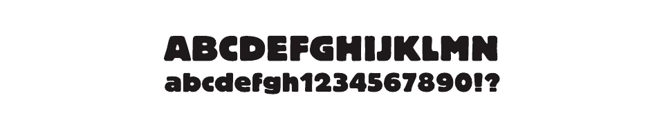 E-30 のフォント見本