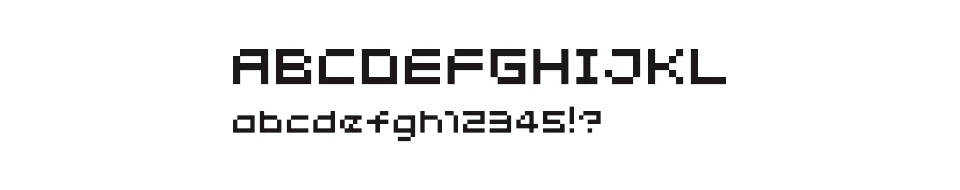 E-43 のフォント見本