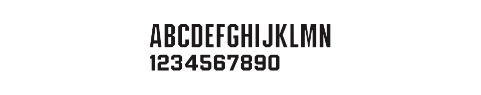 E-55 のフォント見本