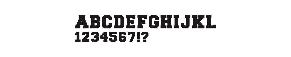 E-57 のフォント見本